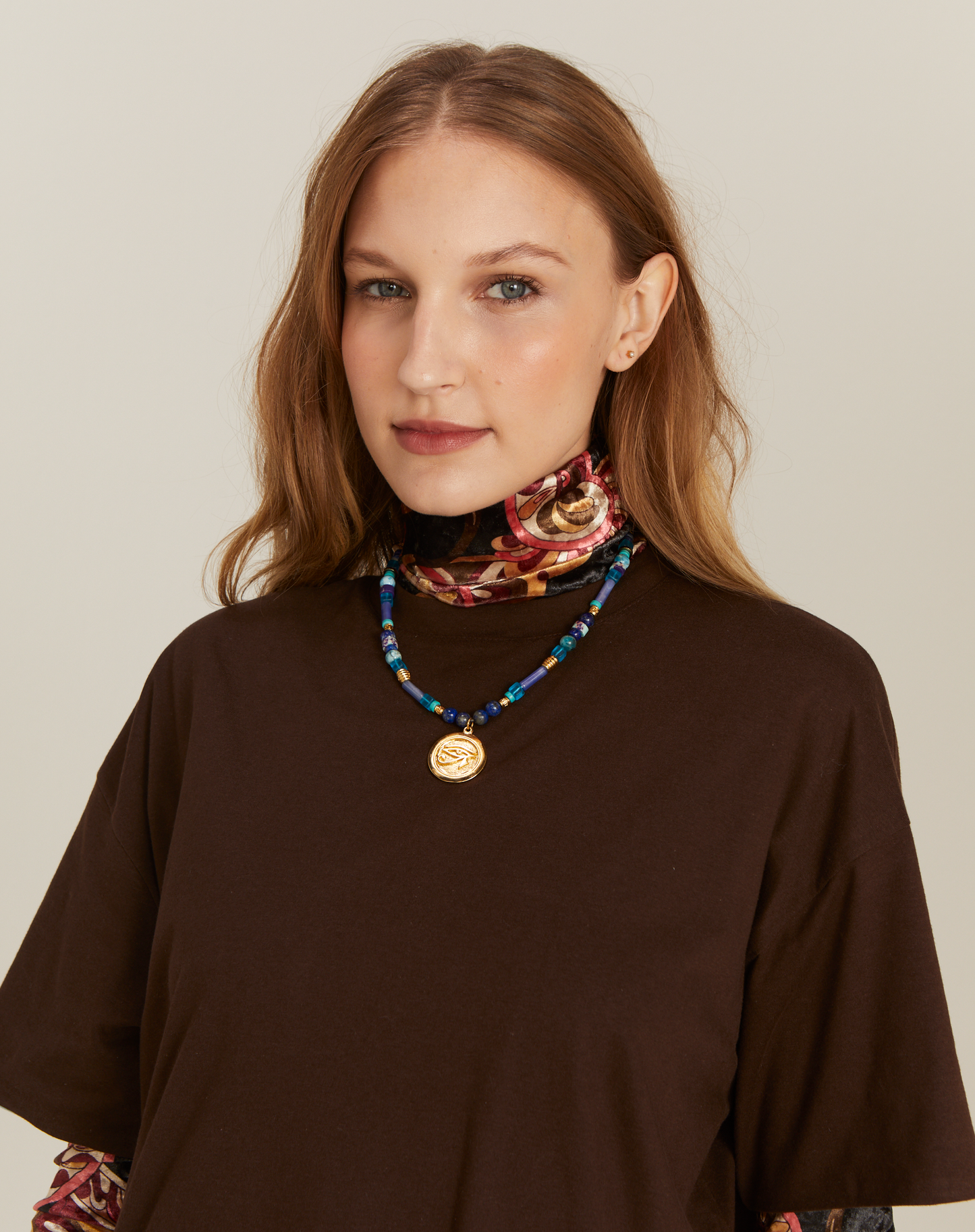T-shirt Belém Dupla Face Chocolate e Denim