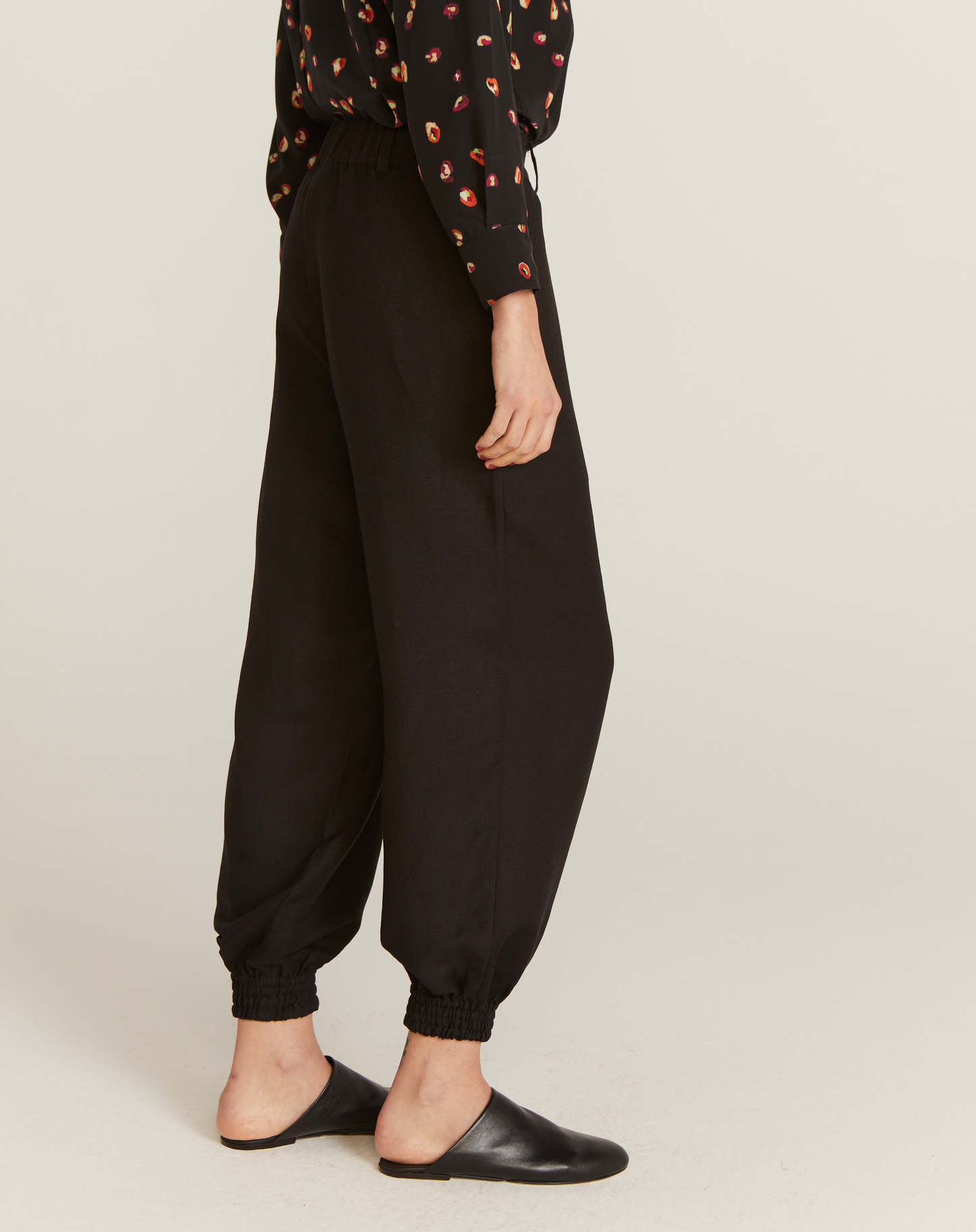 Flat Mule Sleeper Preto