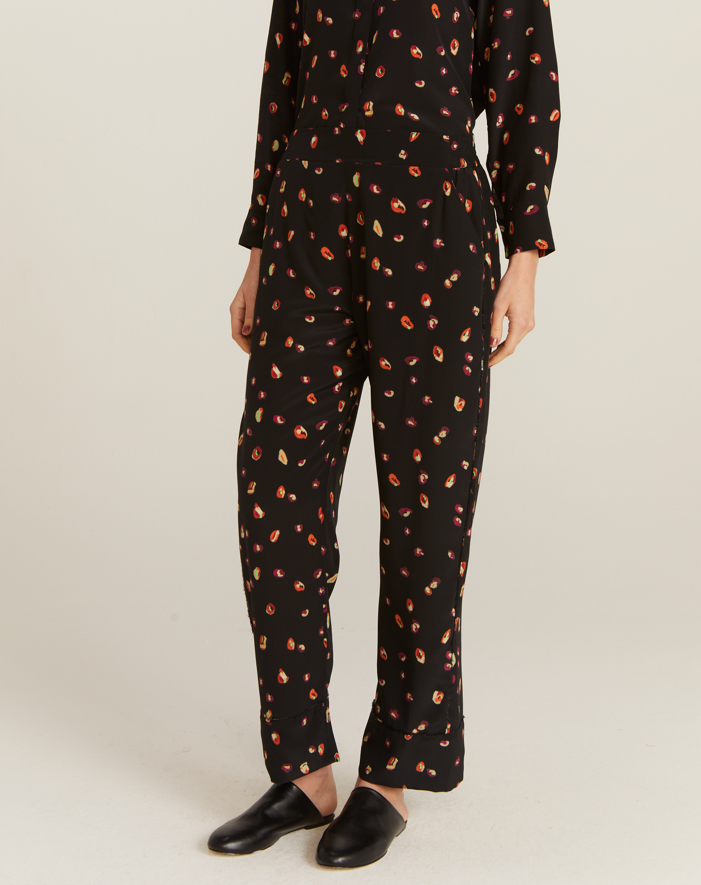 Flat Mule Sleeper Preto
