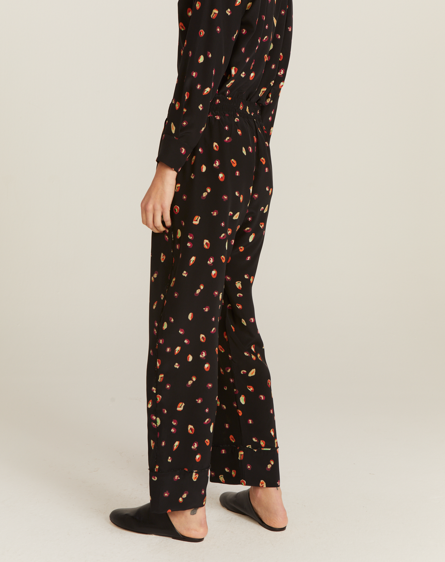 Flat Mule Sleeper Preto