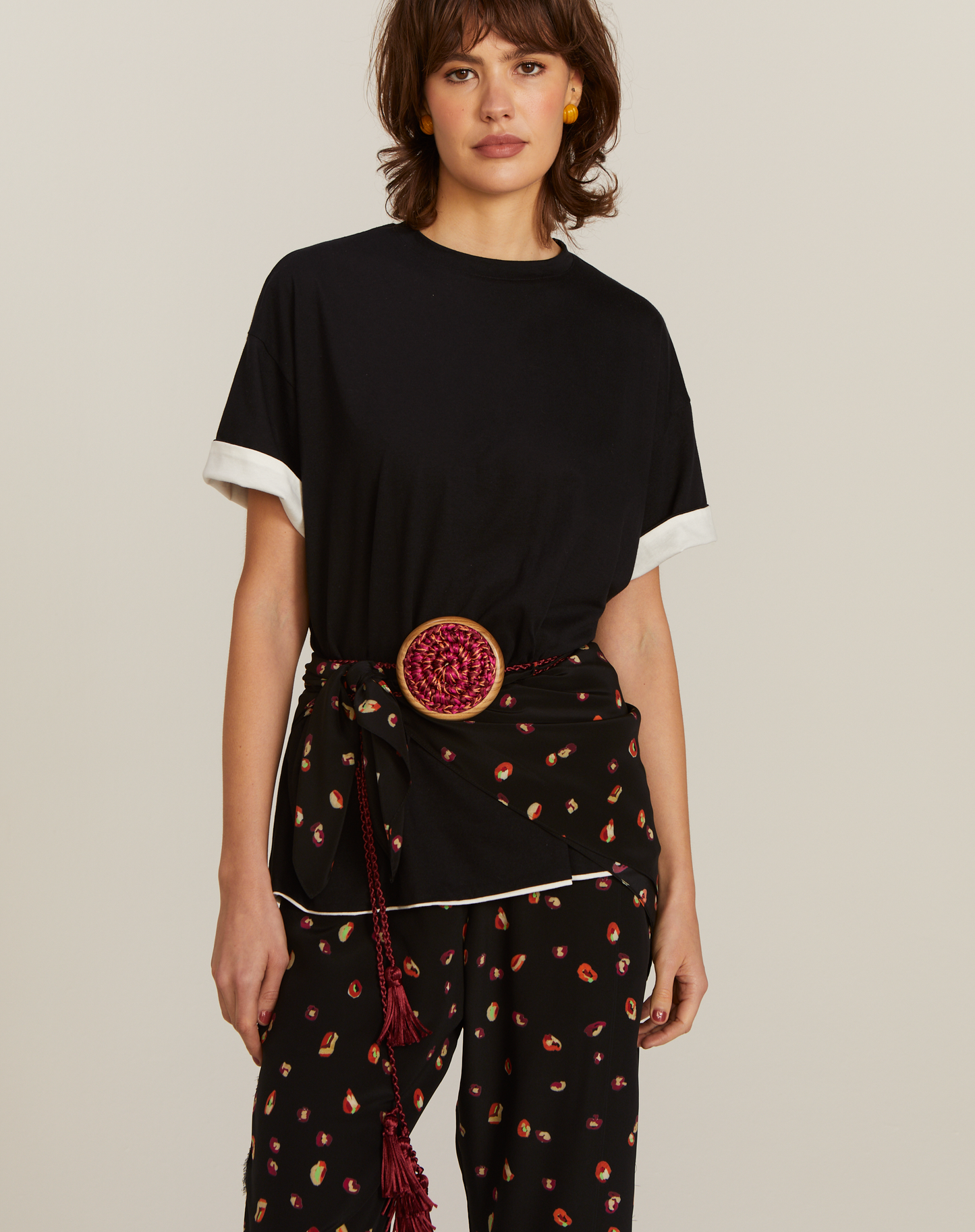 T-shirt Belém Dupla Face Preto e Branco