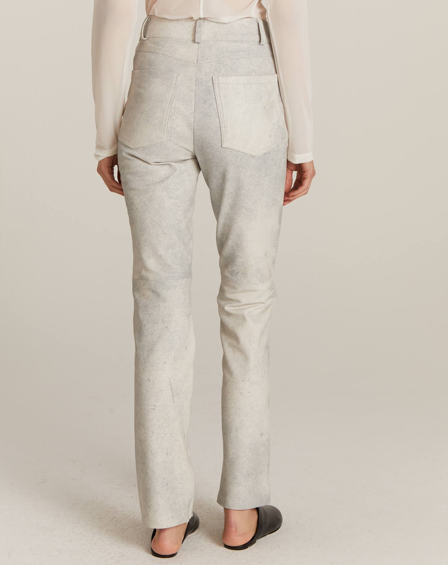Calça Couro Tipo Jeans