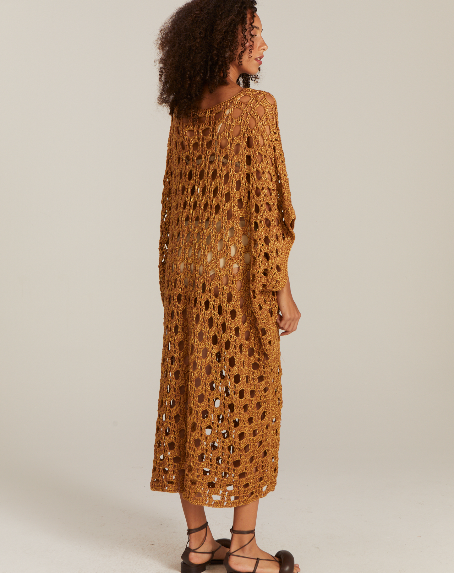 Kaftan Aurum Longo Dourado