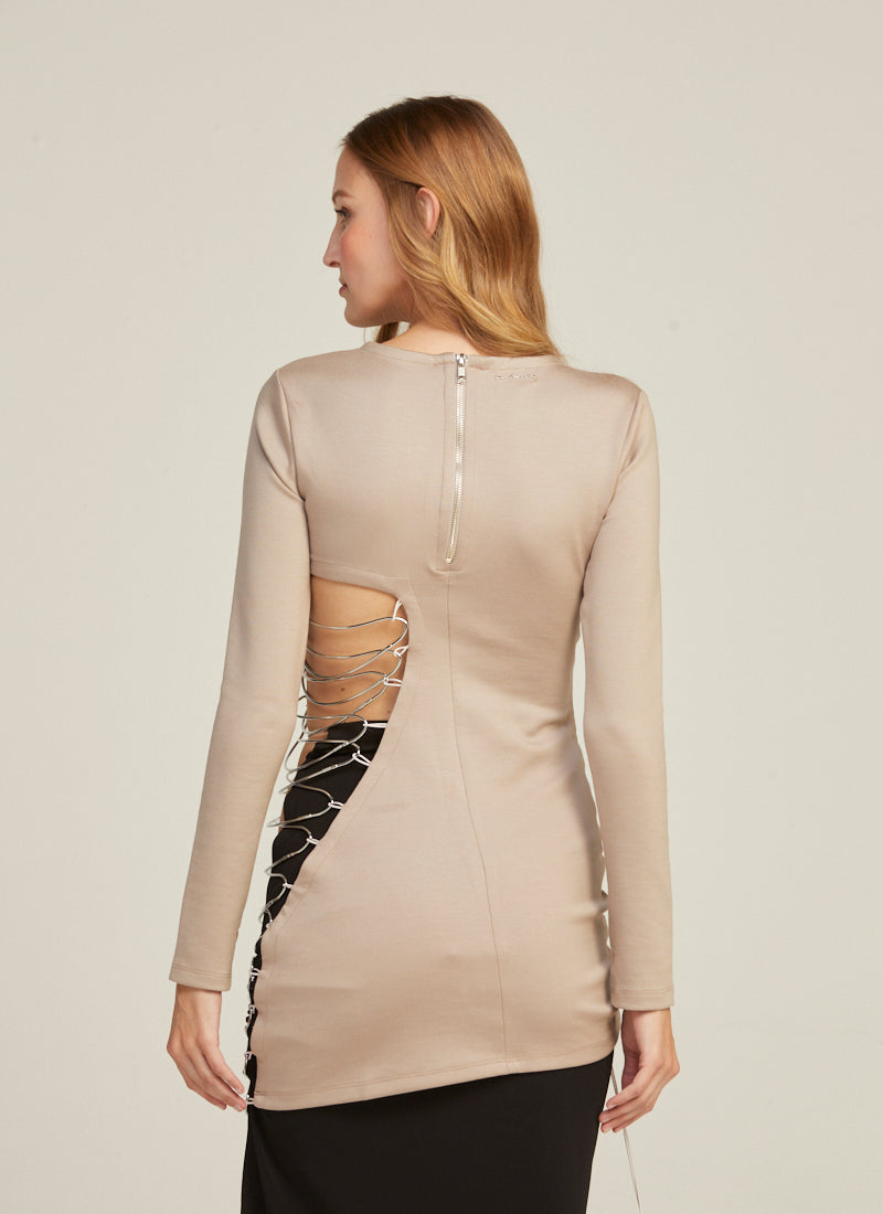 Blusa Metal Meia Moldura