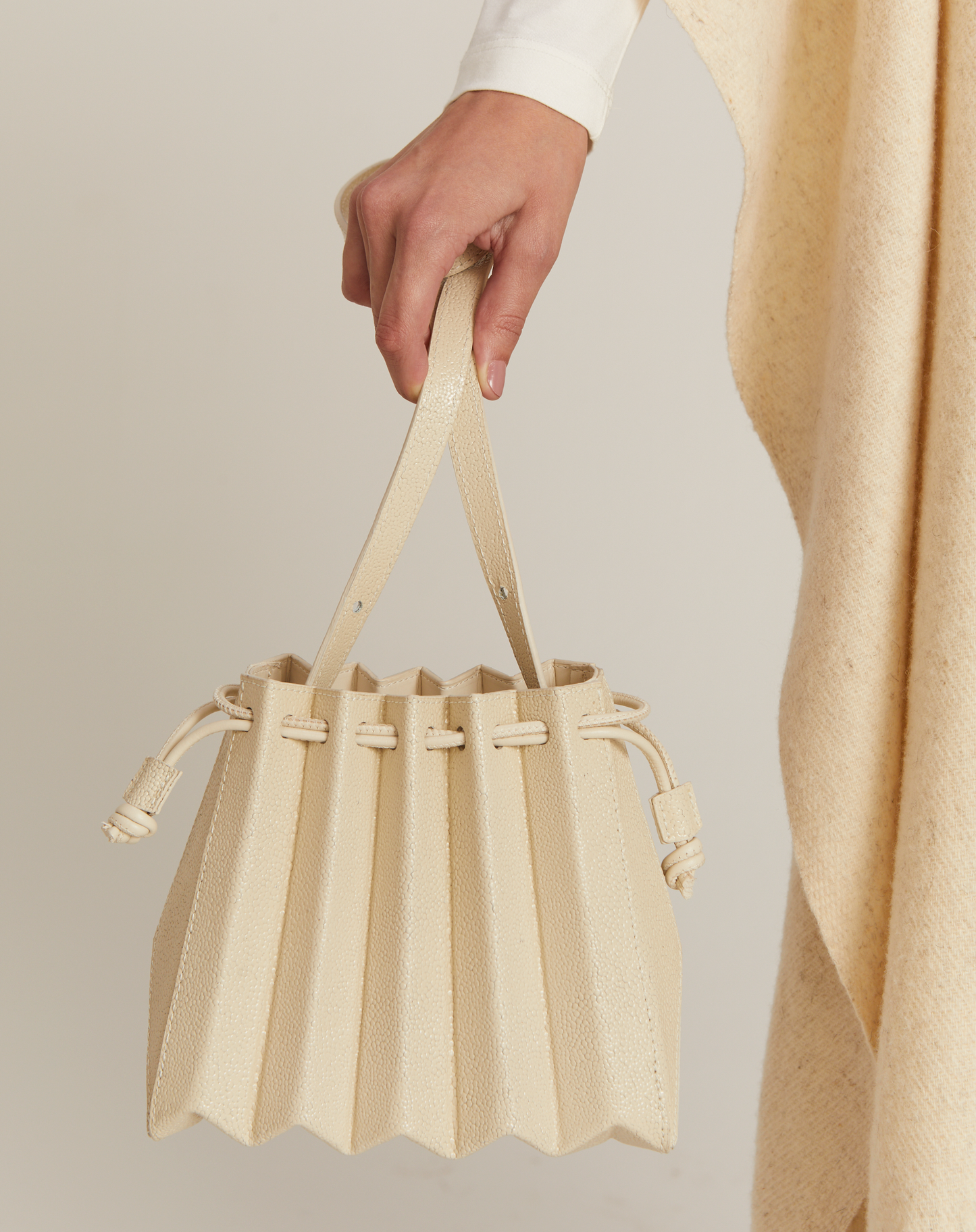 Bolsa Couro Ori Micro Off White