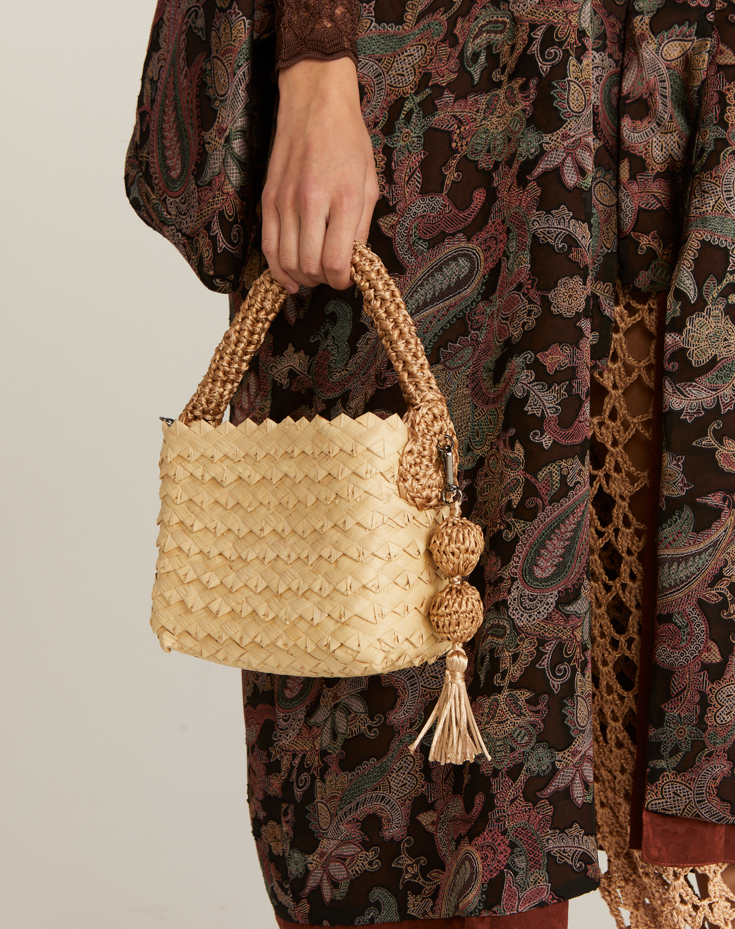 Bolsa Tiê Mini Aplha Areia