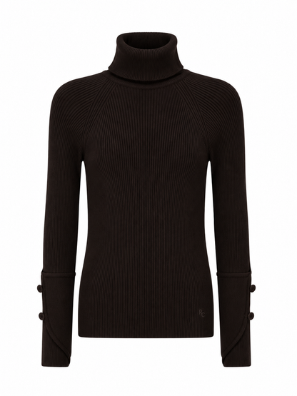 Blusa Tricot Skin Marrom