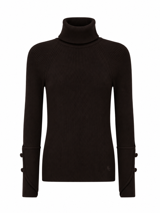 Blusa Tricot Skin Marrom