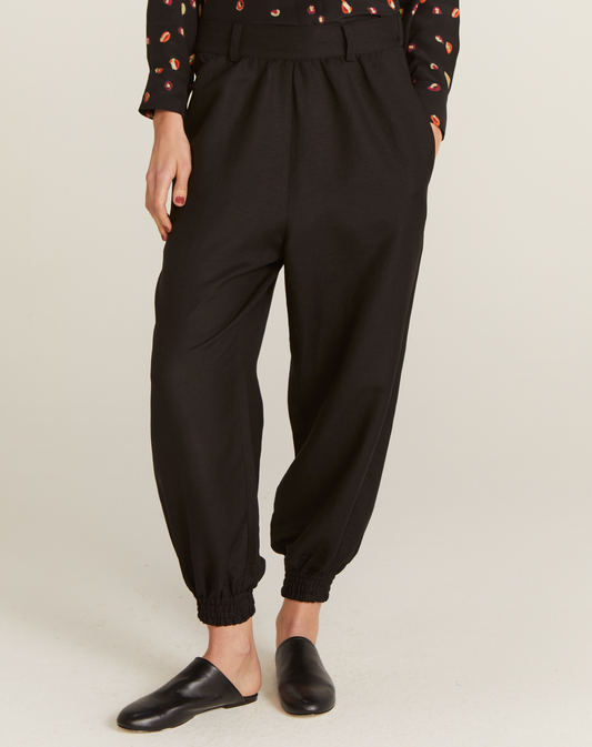 Flat Mule Sleeper Preto