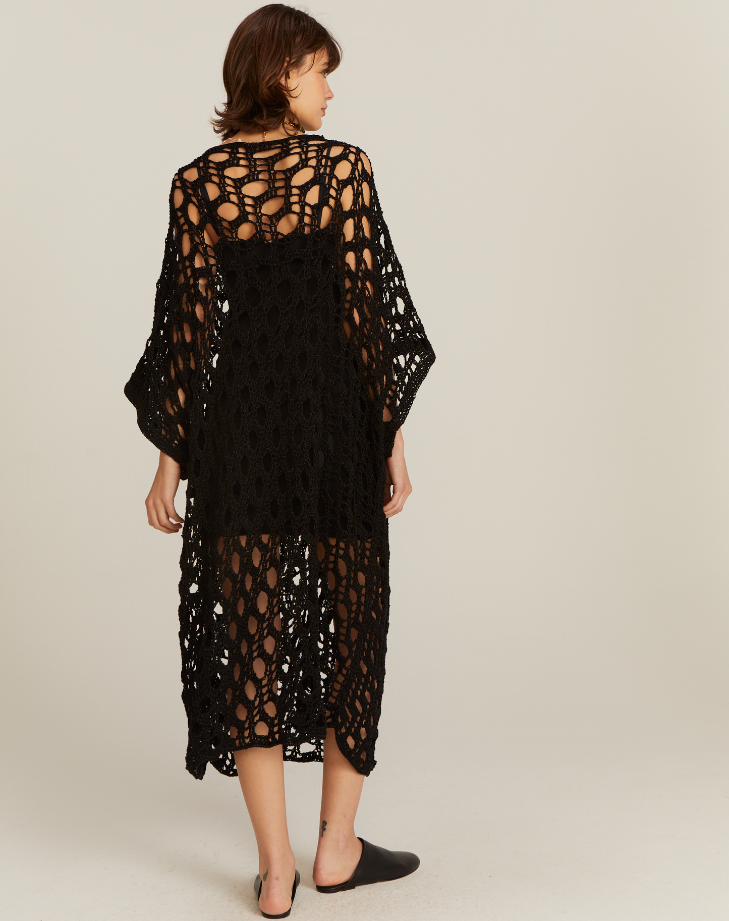 Kaftan Aurum Longo Preto