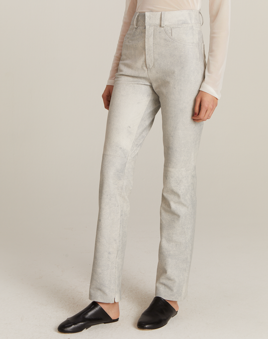 Calça Couro Tipo Jeans