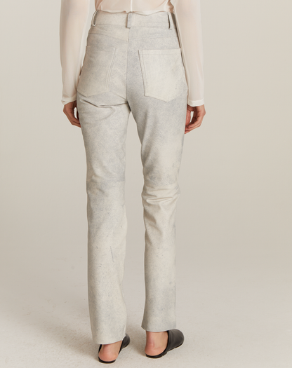 Calça Couro Tipo Jeans