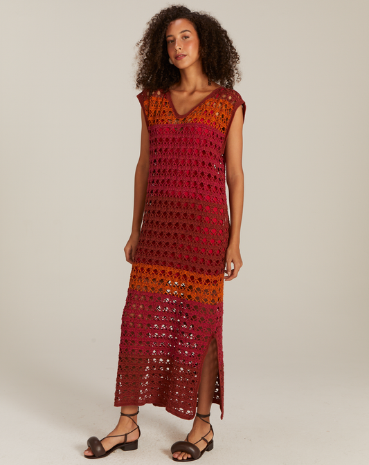 Vestido Luz Longo Multicolor