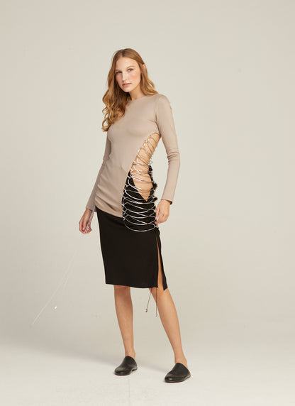 Blusa Metal Meia Moldura