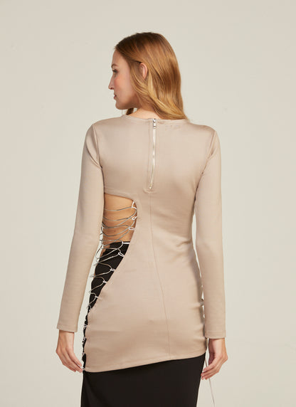Blusa Metal Meia Moldura
