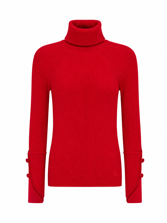 Blusa Tricot Skin Vermelha