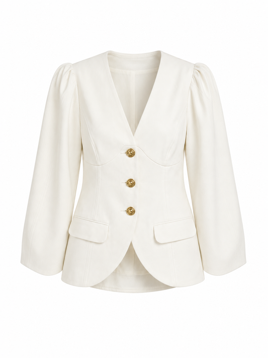 Blazer Silêncio Off White