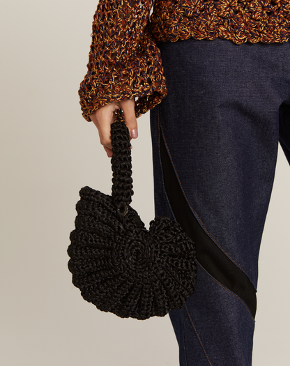 Bolsa de Mão Concha Preto