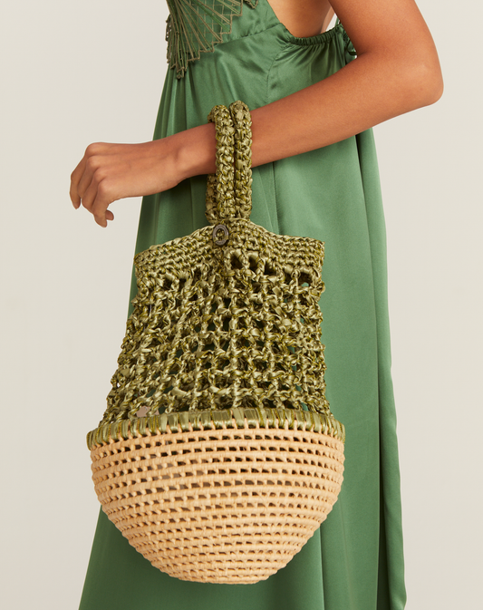 Bolsa Roda Greenish Grande