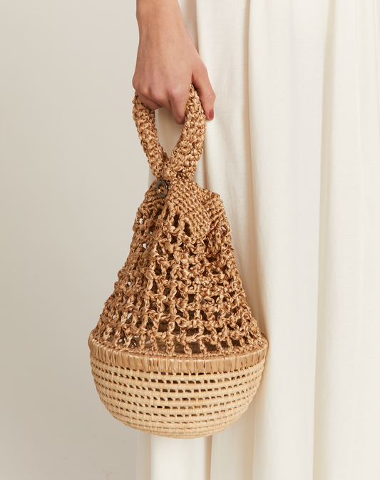 Bolsa Roda Grande Areia