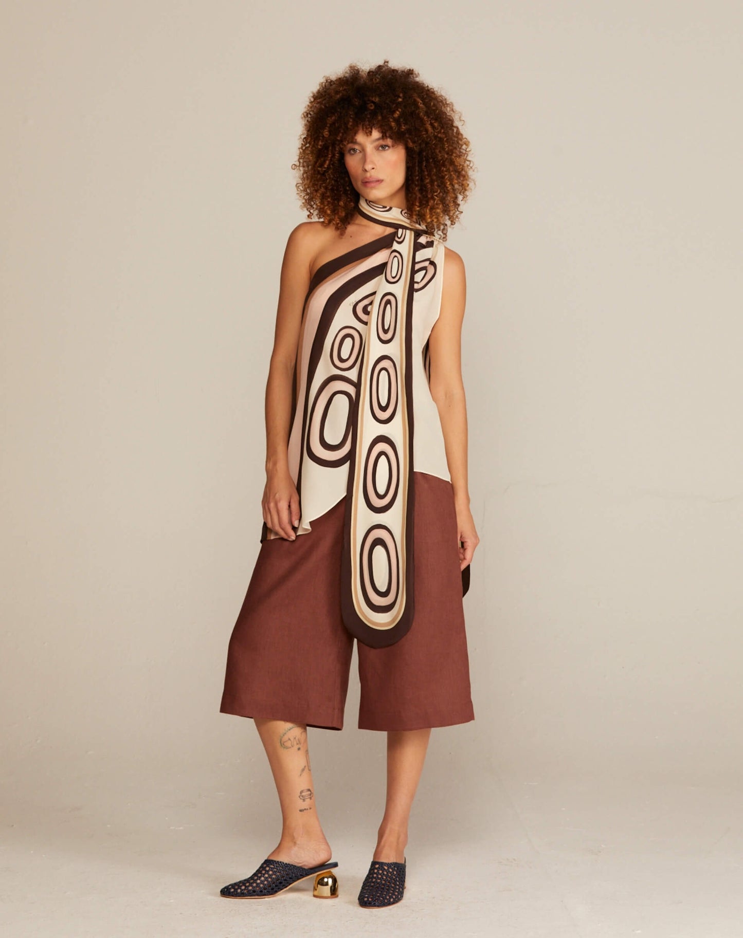 Blusa Lenço de Seda