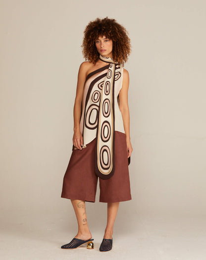 Blusa Lenço de Seda