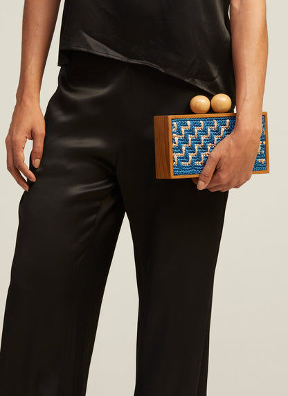 Bolsa Crochê Chevron
