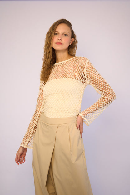 Calça Gaetana Bege