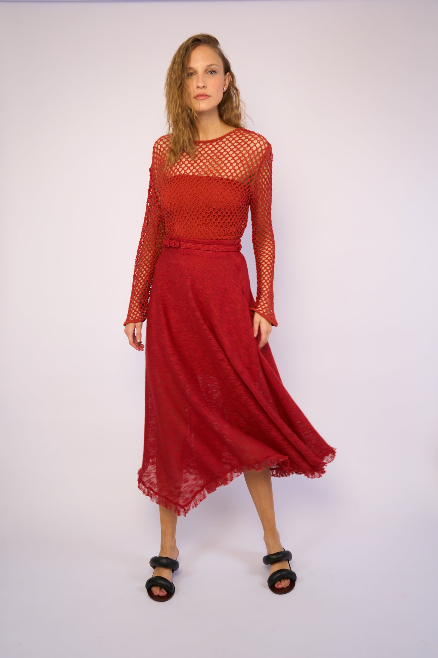 Blusa Trelica Vermelho
