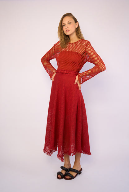Saia Deusa Vermelho