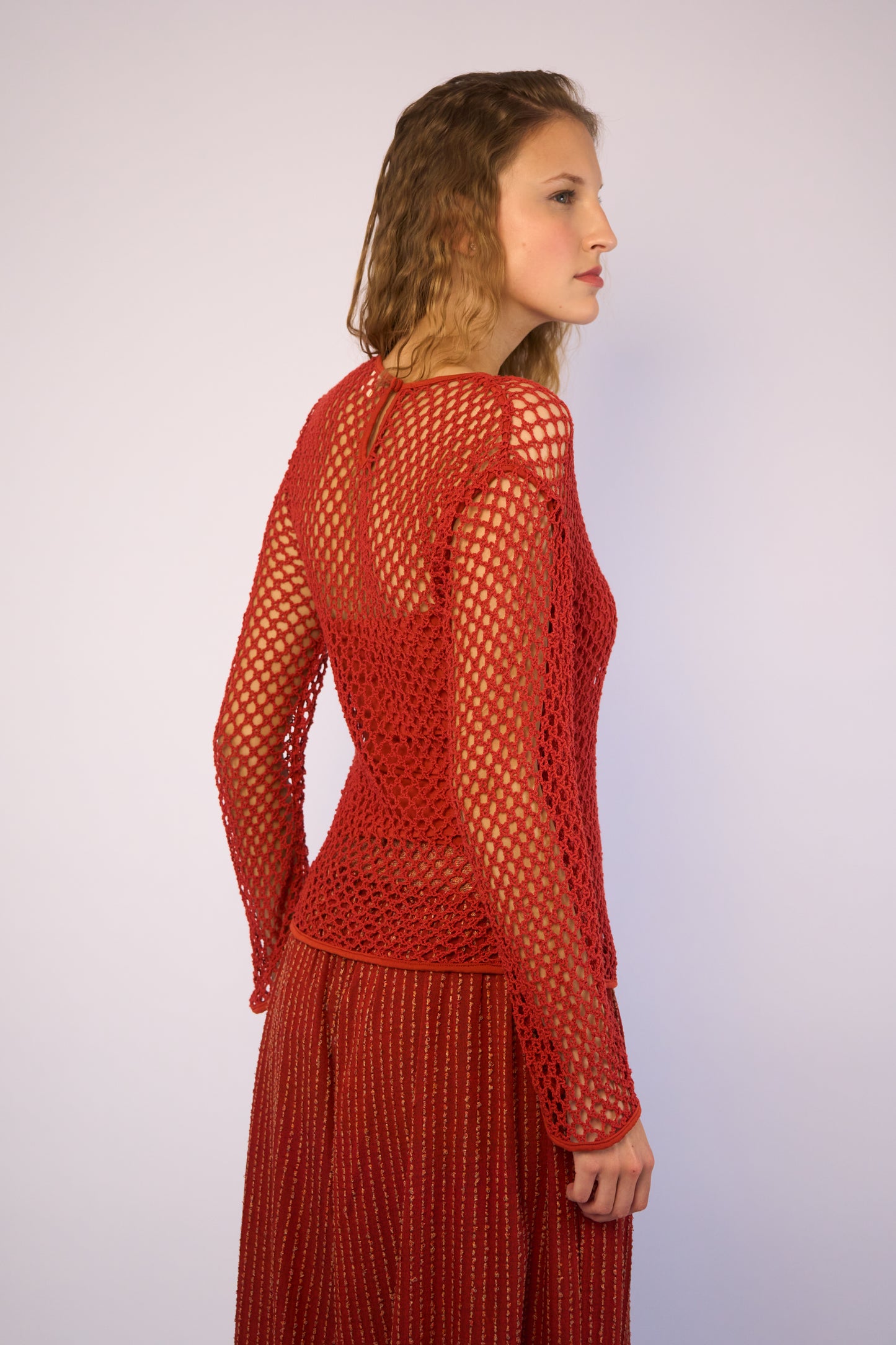 Blusa Trelica Vermelho