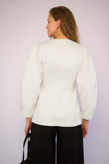 Blazer Silêncio Off White