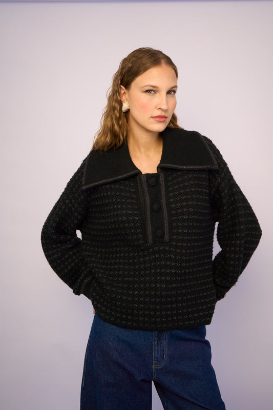 Blusa Polo Skyline Preto