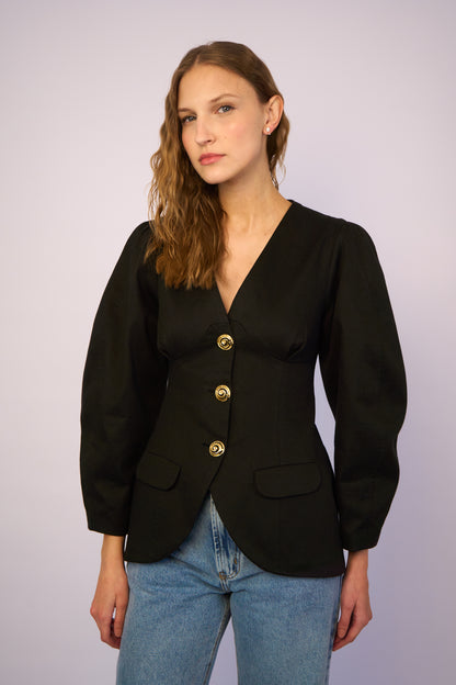 Blazer Silêncio Preto