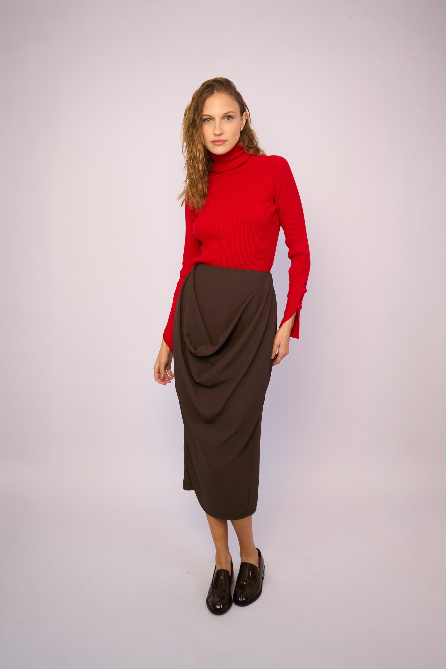 Blusa Tricot Skin Vermelha