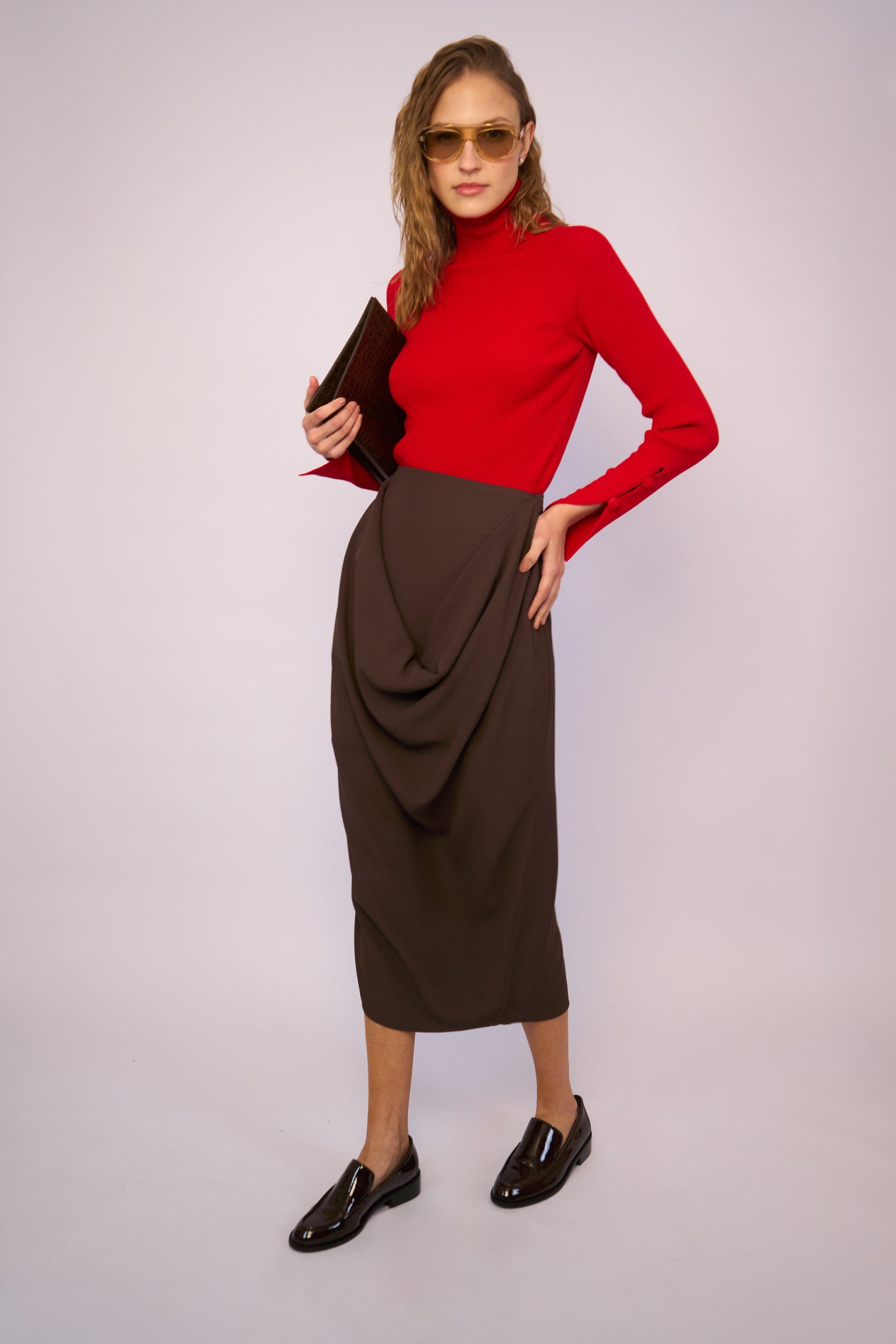 Blusa Tricot Skin Vermelha