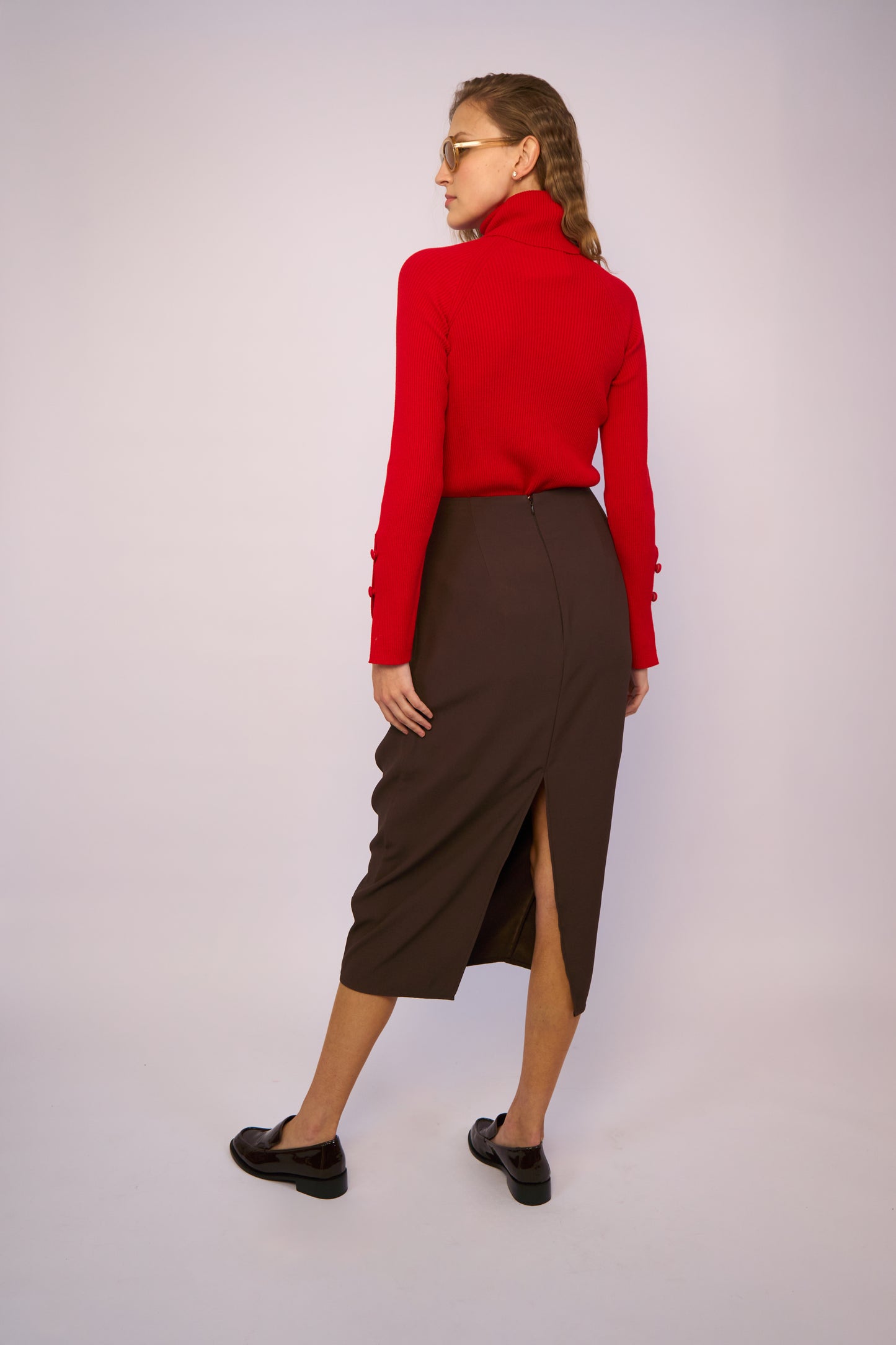 Blusa Tricot Skin Vermelha