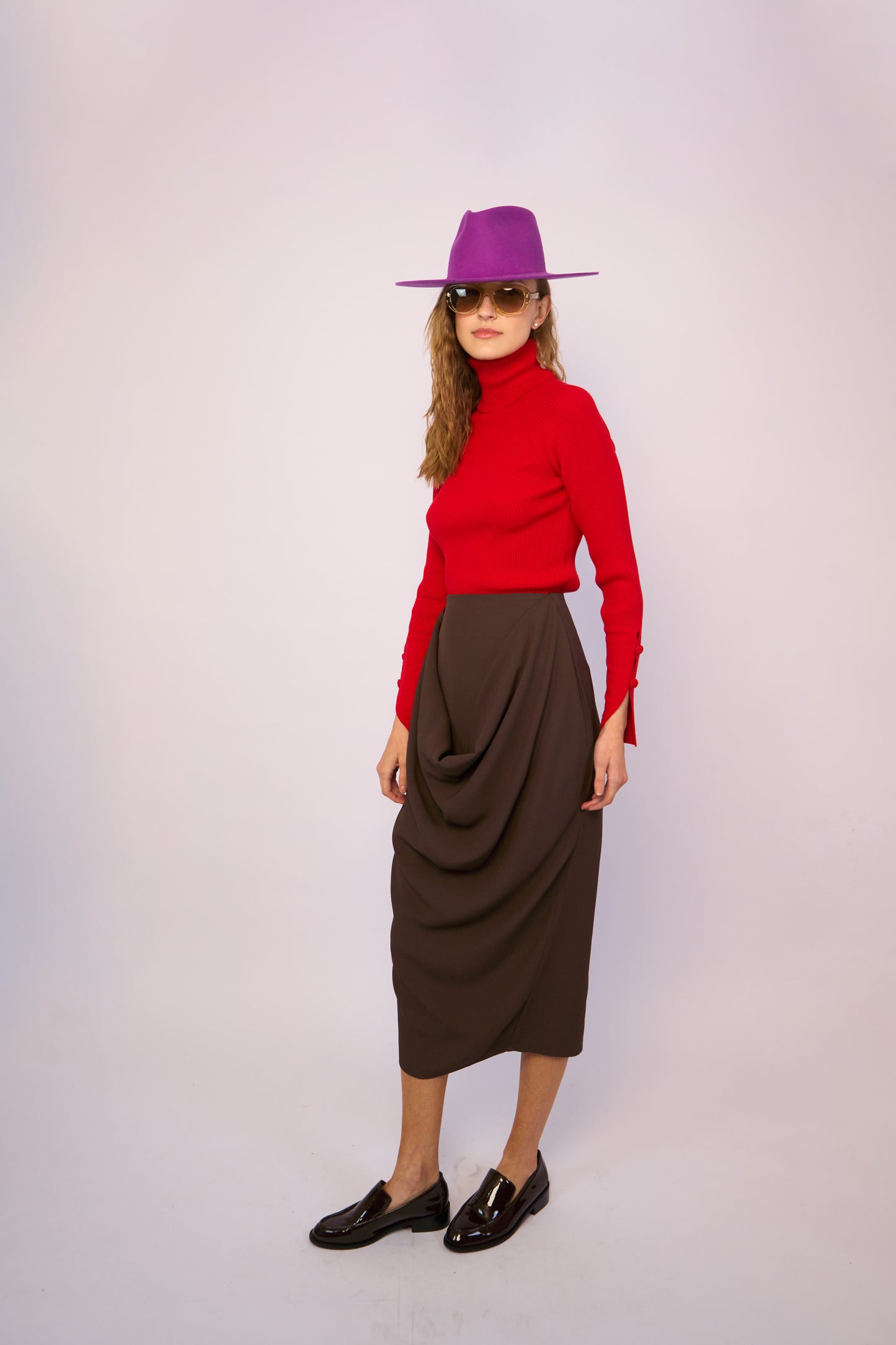 Blusa Tricot Skin Vermelha