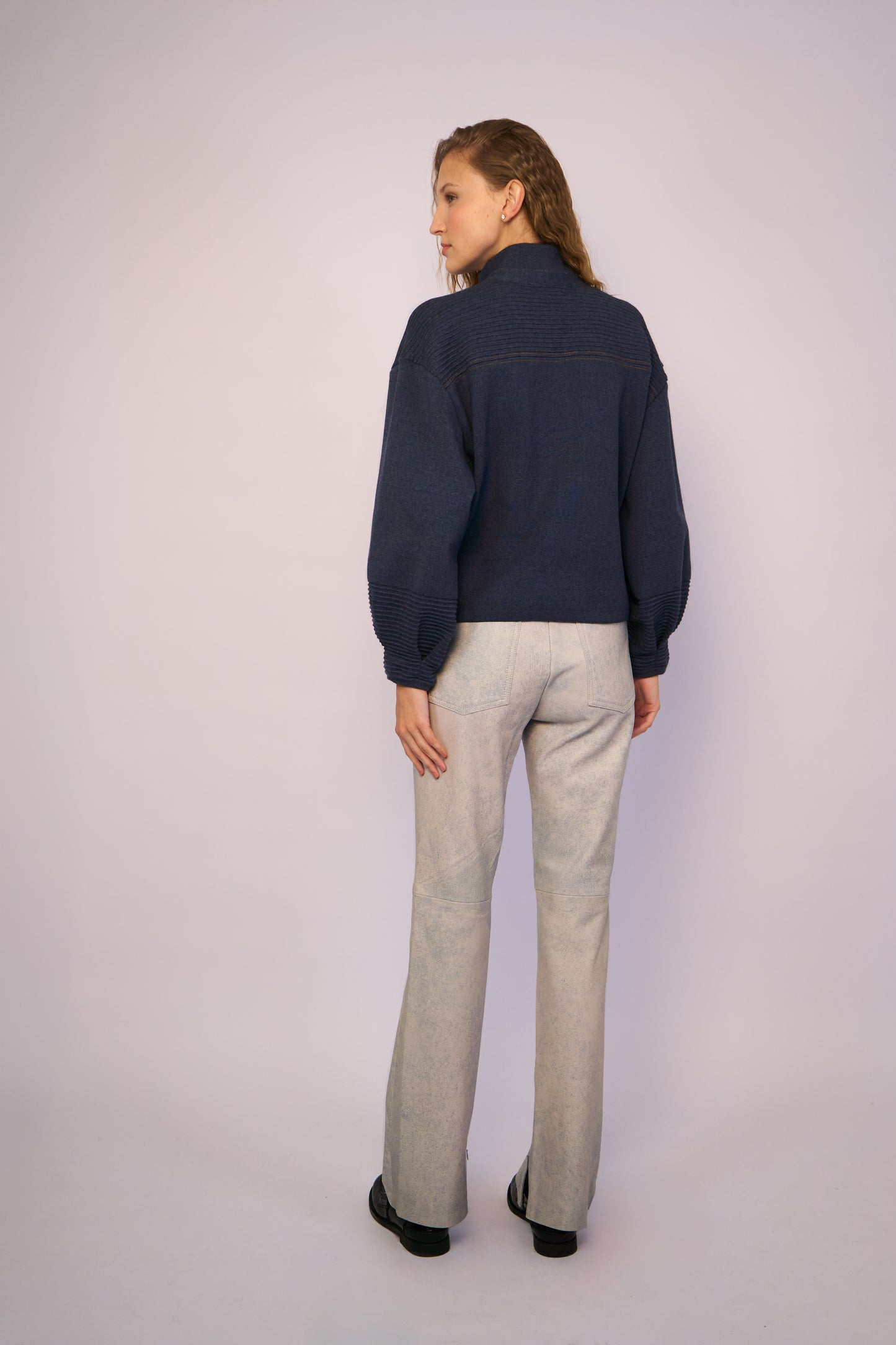 Calça Couro Tipo Jeans