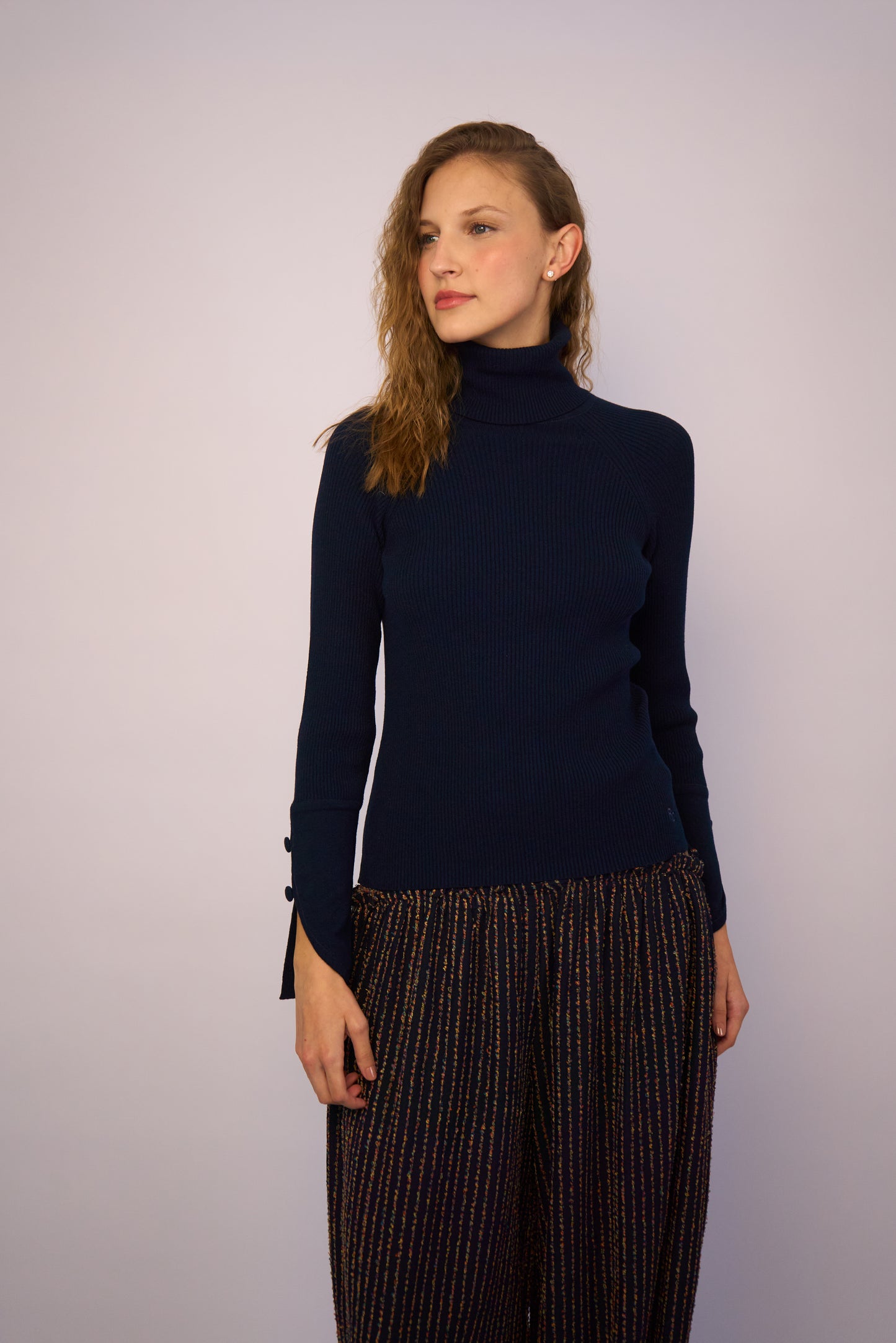 Blusa Tricot Skin Preta