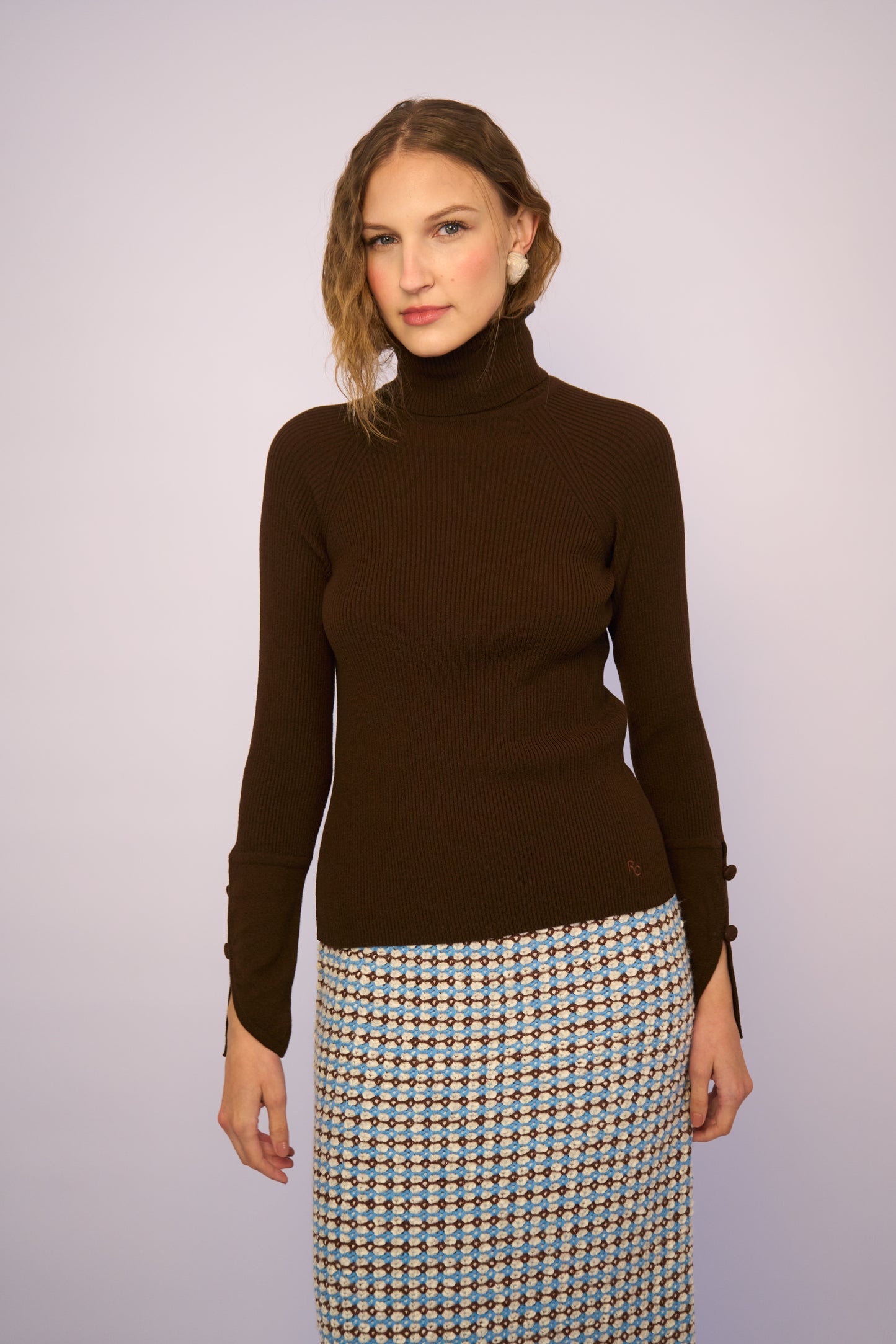 Blusa Tricot Skin Marrom