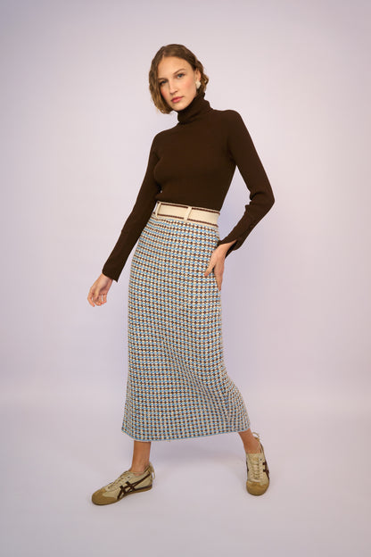 Blusa Tricot Skin Marrom