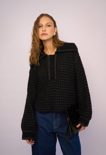 Blusa Polo Skyline Preto