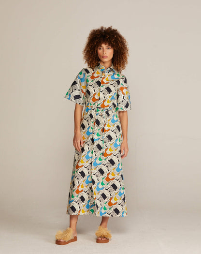 Vestido Chemise Nodo