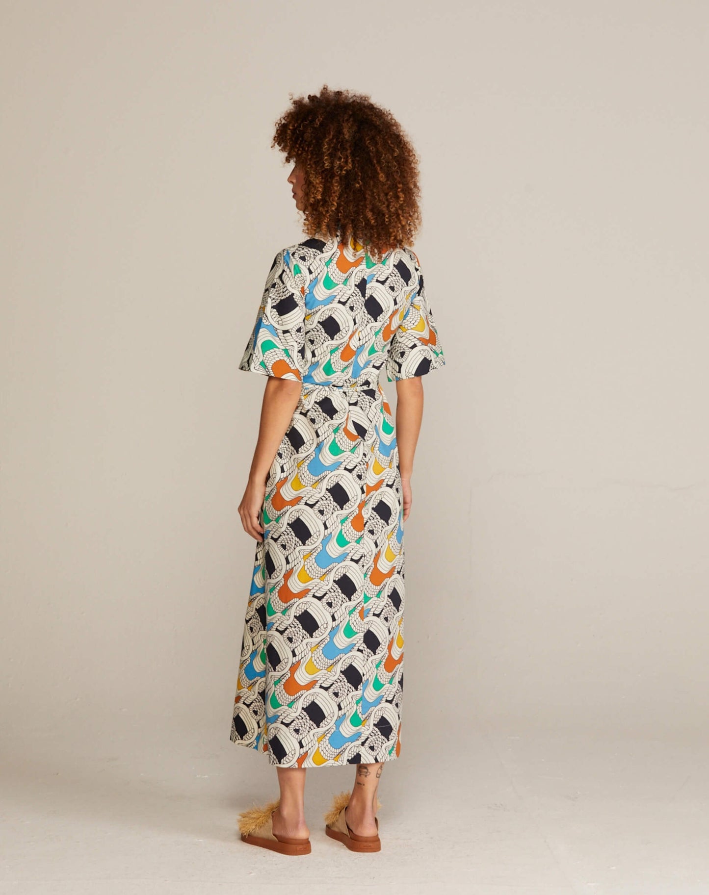 Vestido Chemise Nodo