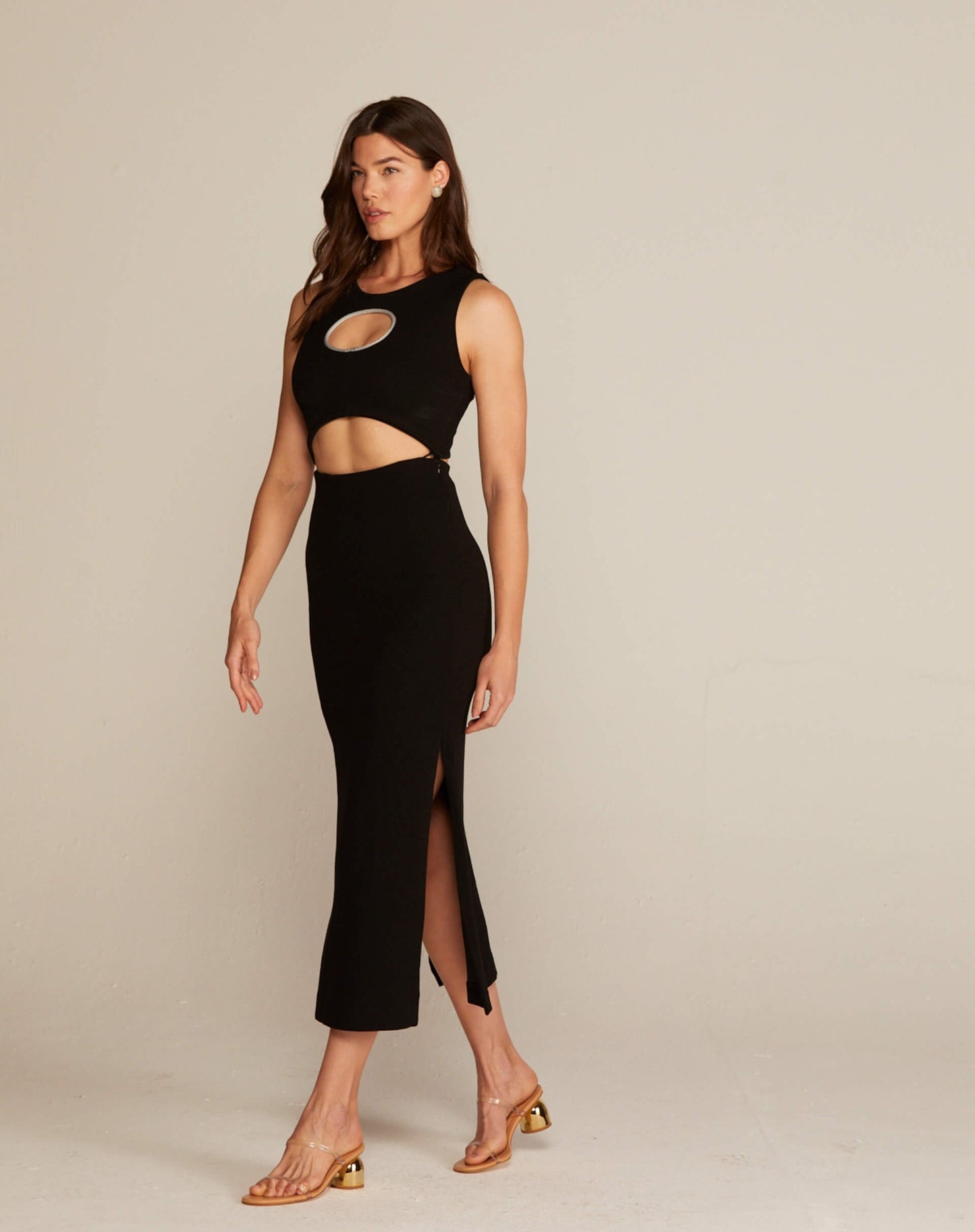 Vestido Cut Out Círculo