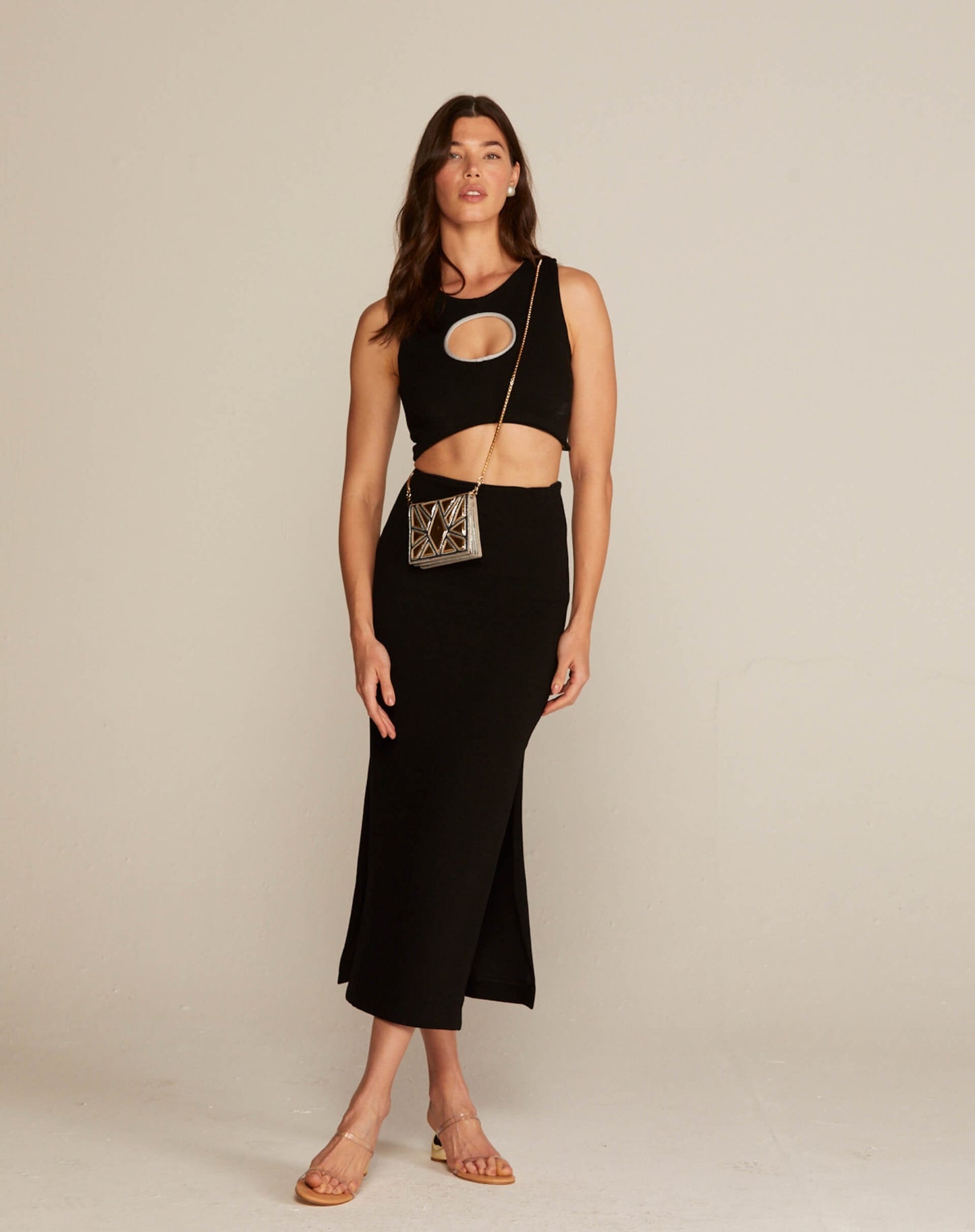 Vestido Cut Out Círculo