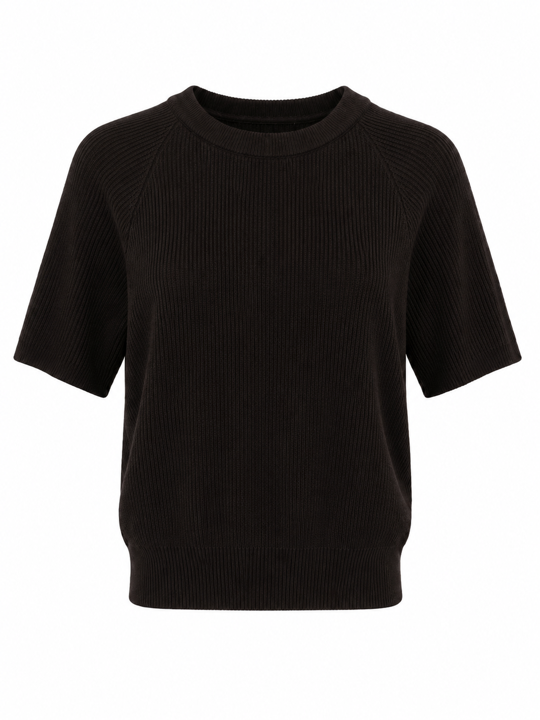 Camiseta Tricot Raglan Marrom